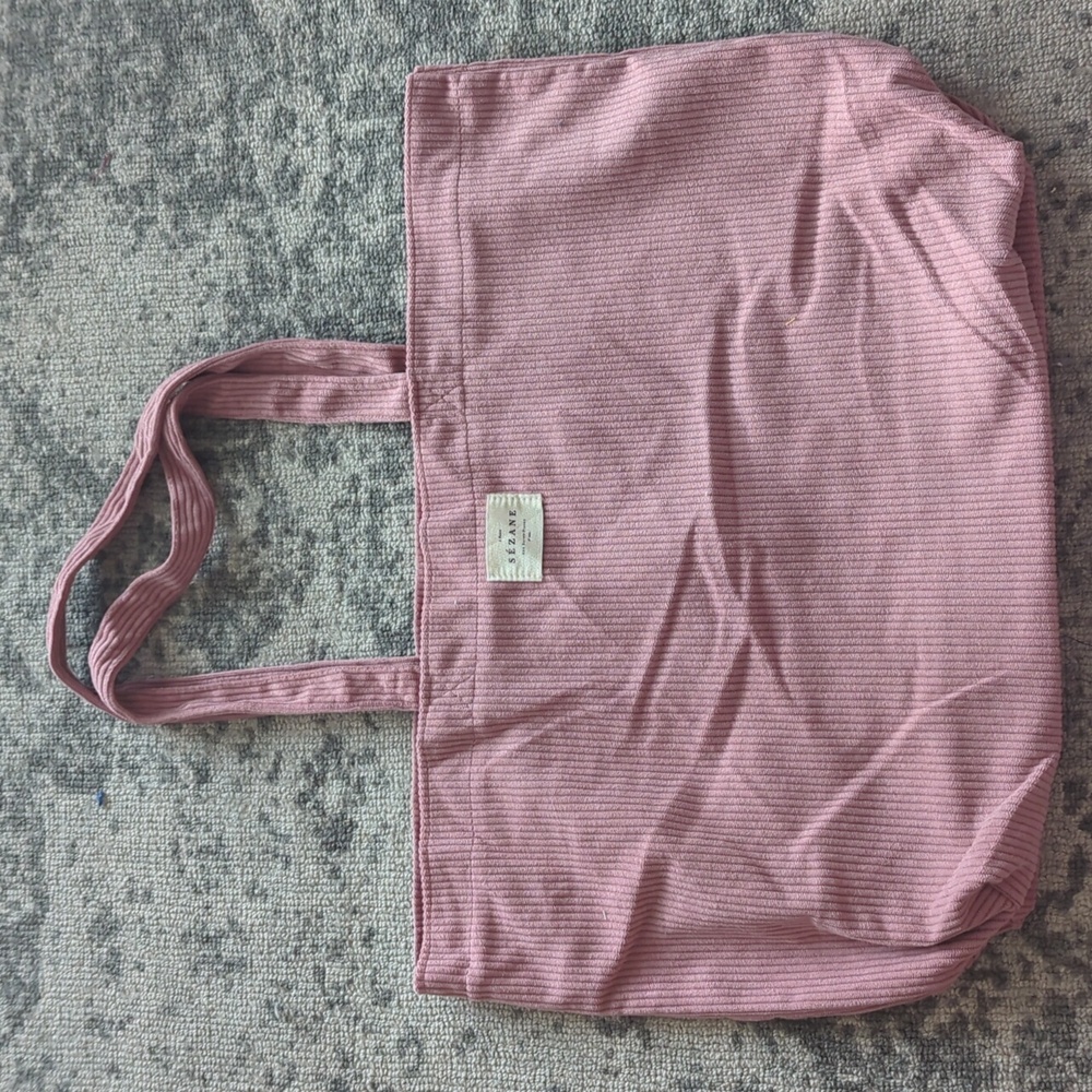 Sezane Courdoroy Tote